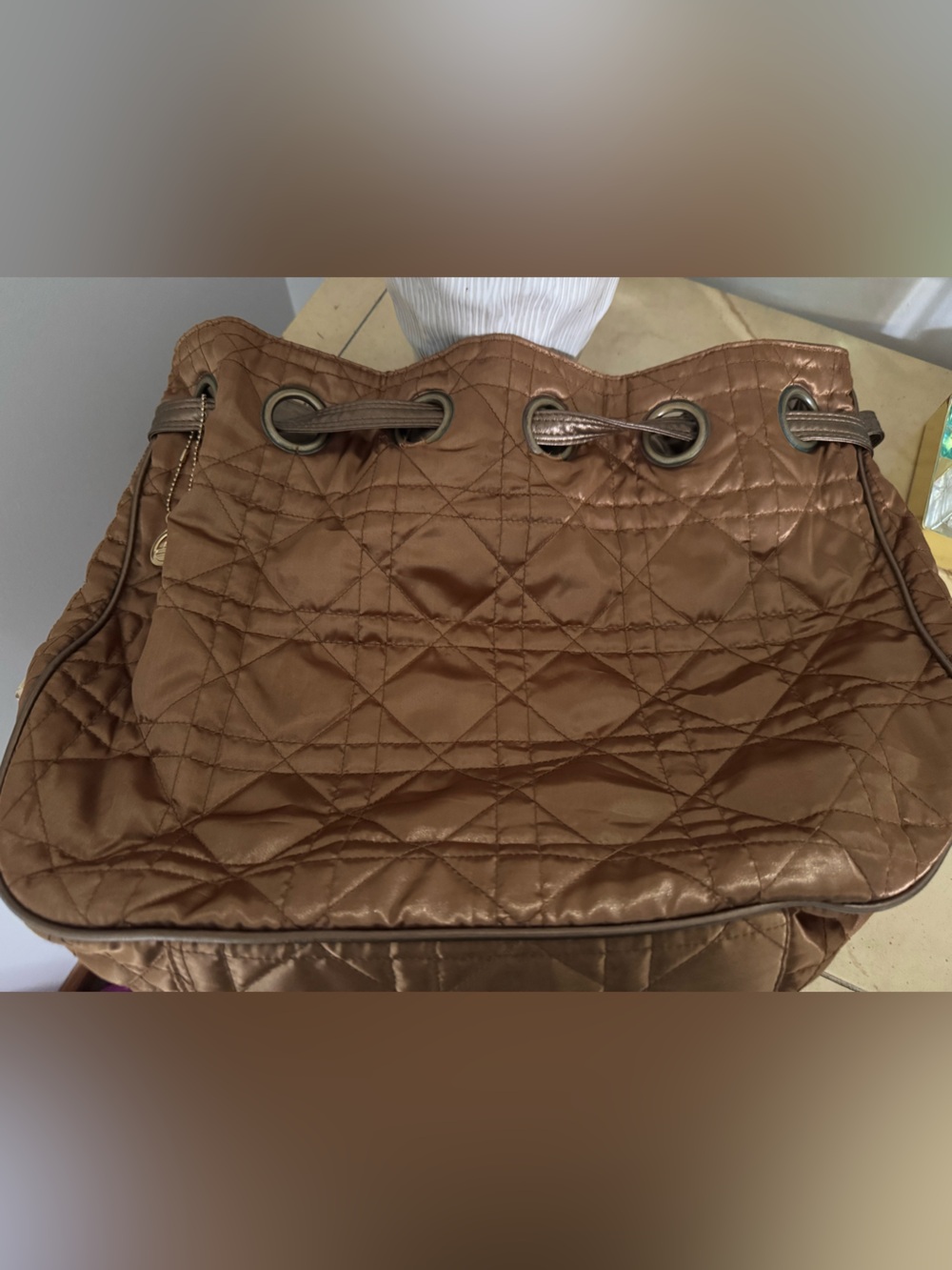 Big Buddha Metallic Bronze  Bag NWOT